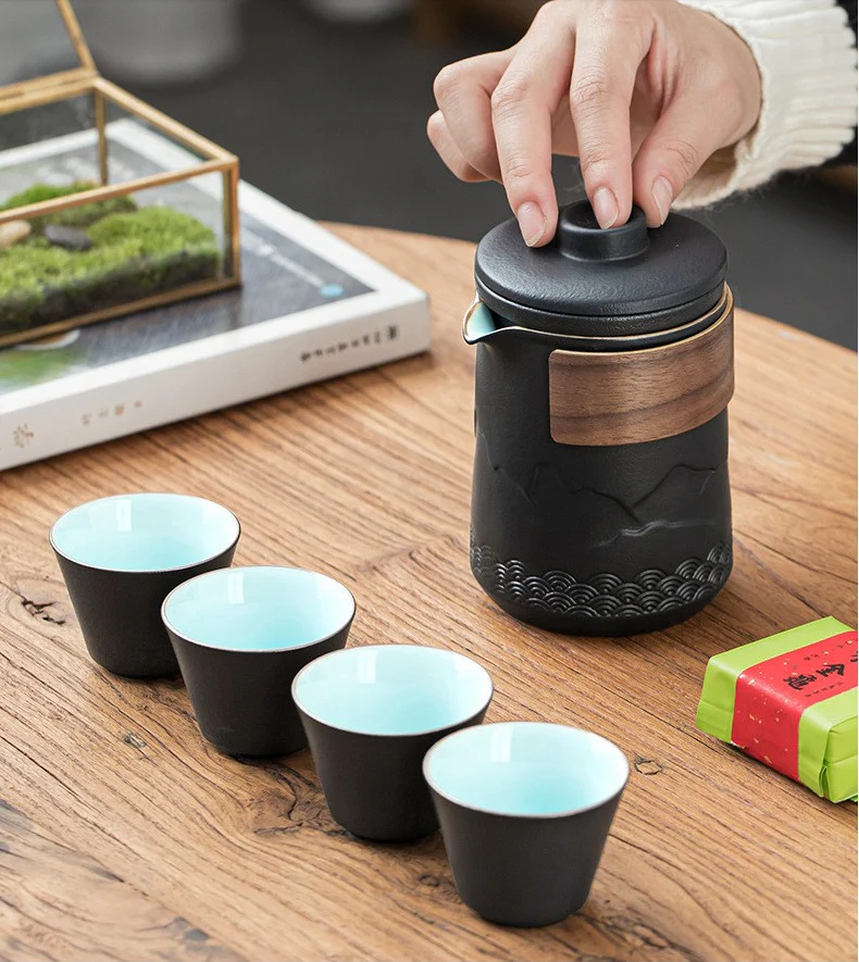 Mountain and Sea Travel Tea Set - Image 6