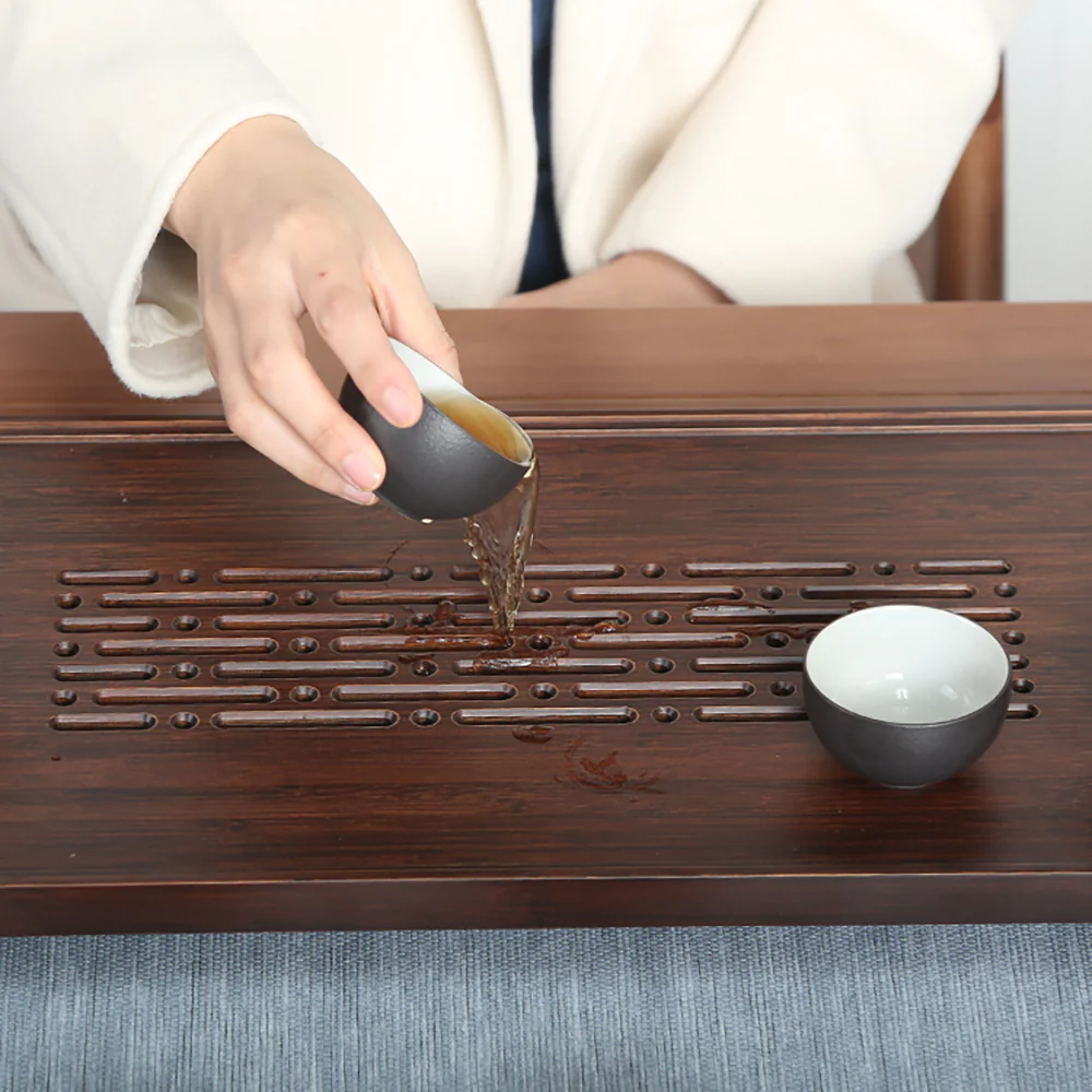 Nan Bamboo Hollow Gongfu Tea Tray - Image 5