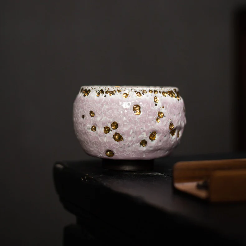 Pink Glazed Shinoyak Gongfu Tea Cup - Image 12