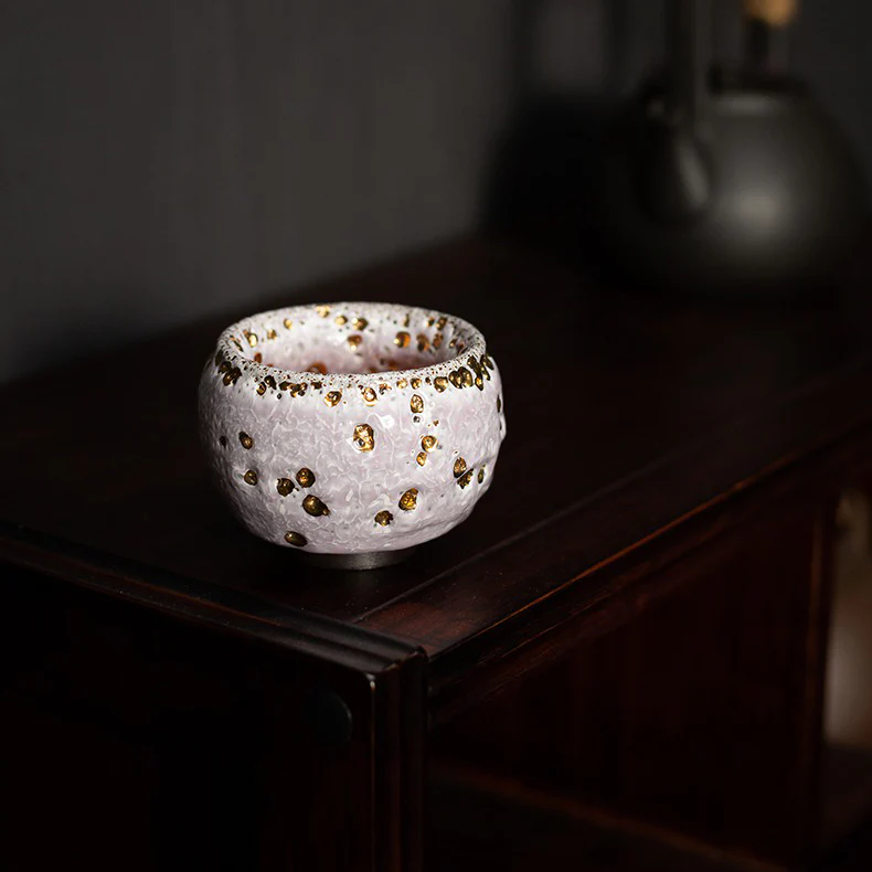 Pink Glazed Shinoyak Gongfu Tea Cup - Image 13