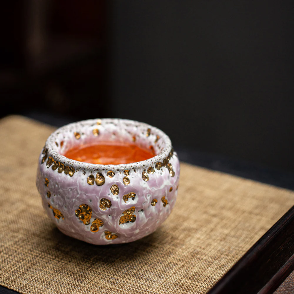 Pink Glazed Shinoyak Gongfu Tea Cup - Image 5