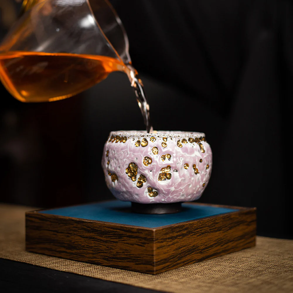 Pink Glazed Shinoyak Gongfu Tea Cup - Image 6