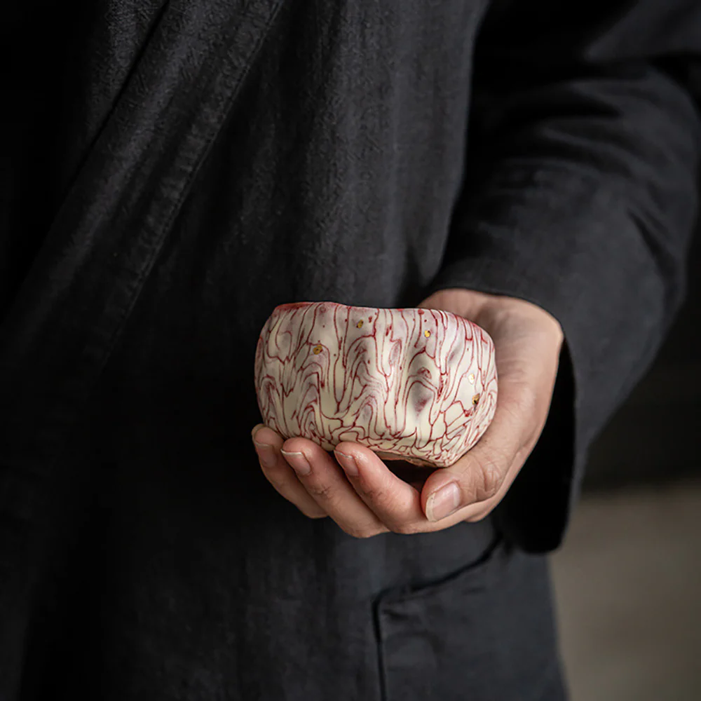 Pink Magma Kung Fu Tea Cup - Image 10