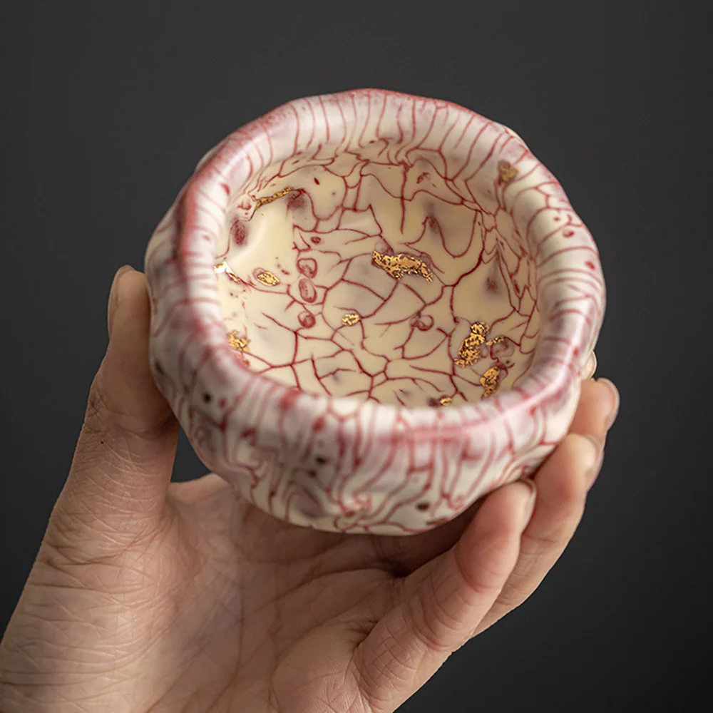 Pink Magma Kung Fu Tea Cup - Image 4