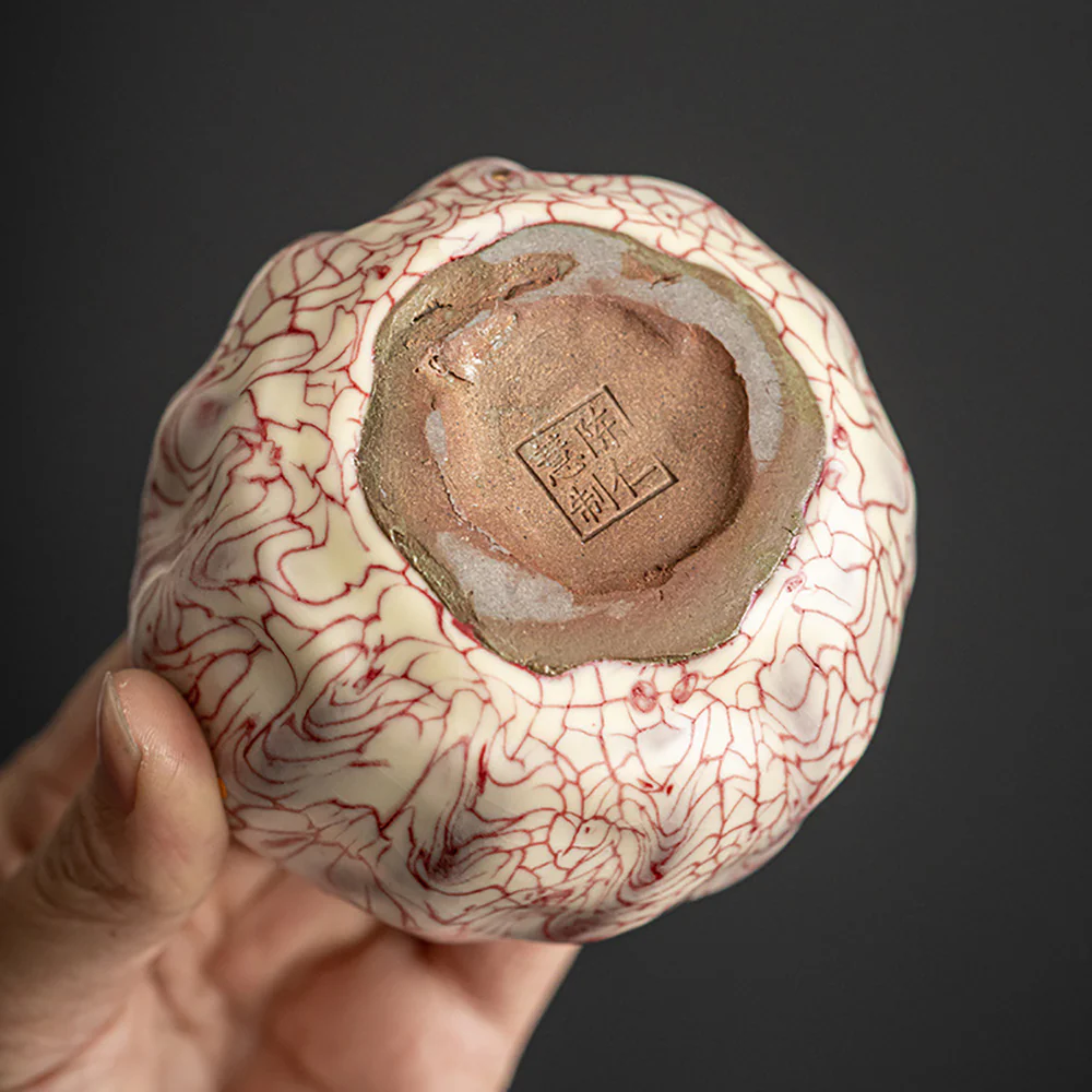 Pink Magma Kung Fu Tea Cup - Image 6