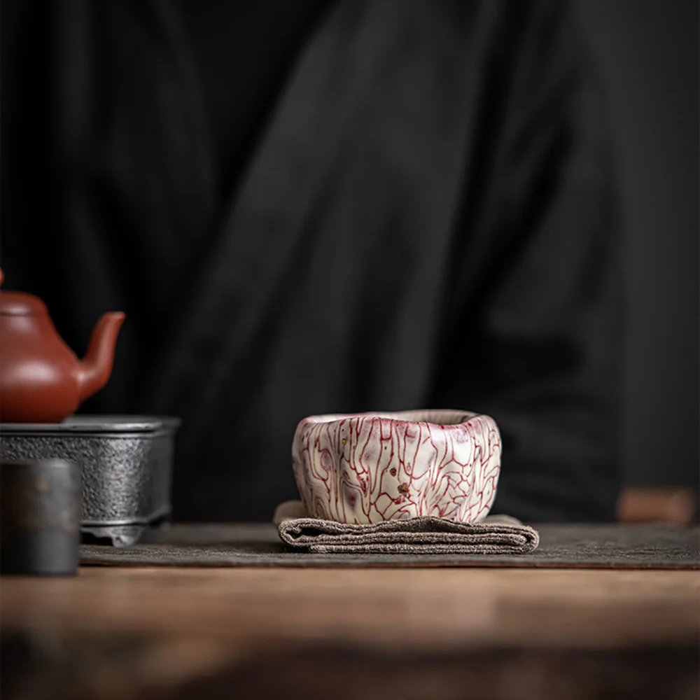 Pink Magma Kung Fu Tea Cup - Image 7