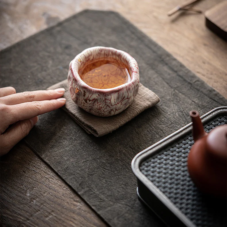 Pink Magma Kung Fu Tea Cup - Image 9