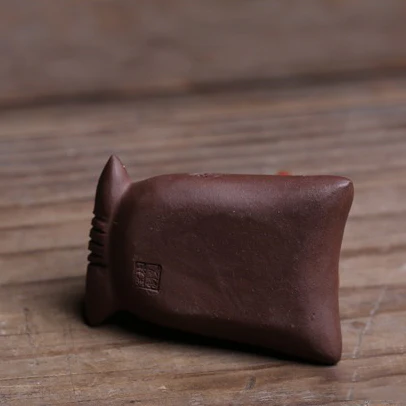 Purple Clay Mouse & Treasure Tea Pet - Image 7