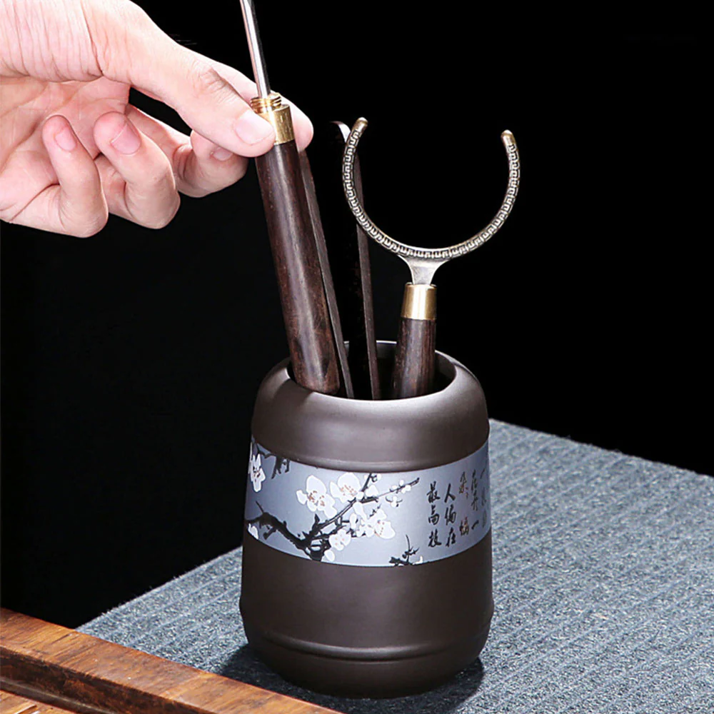 Purple Clay Winter Plum Automatic Tea Set - Image 5