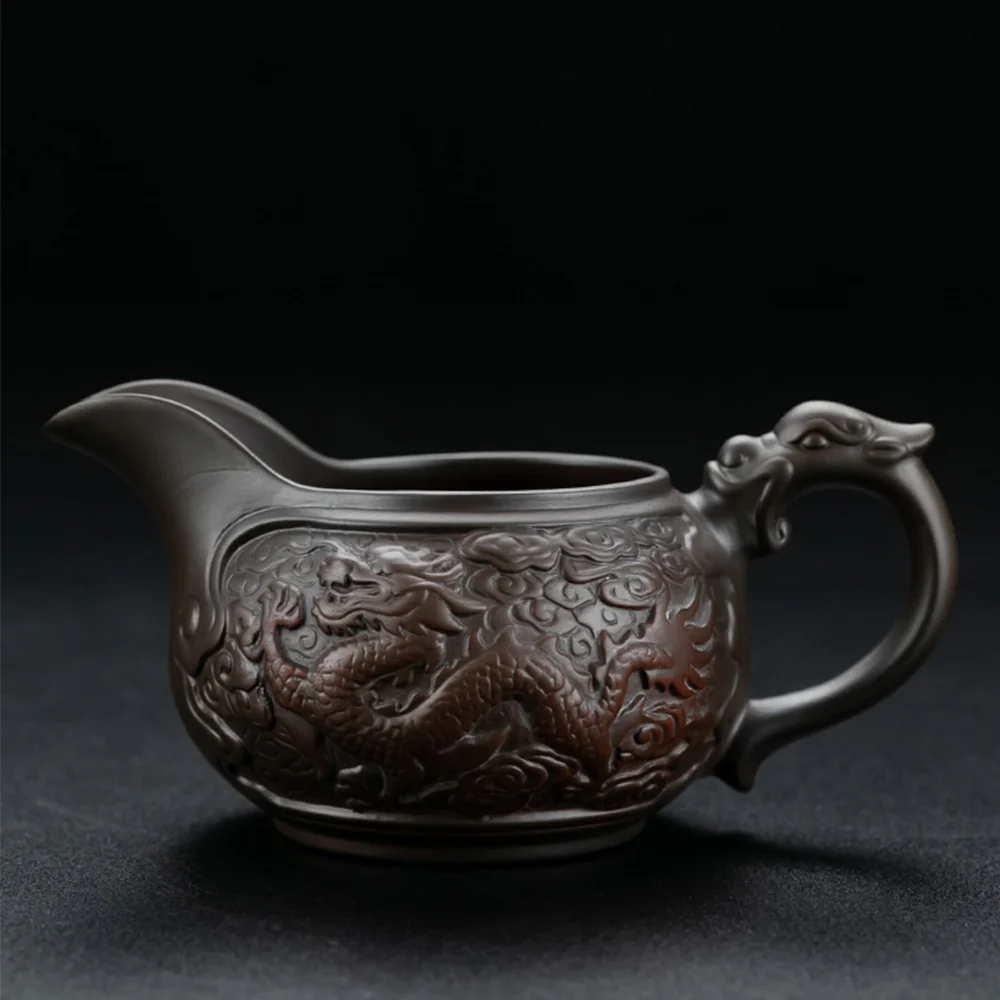 Purple Pottery Dragon Automatic Tea Set - Image 3