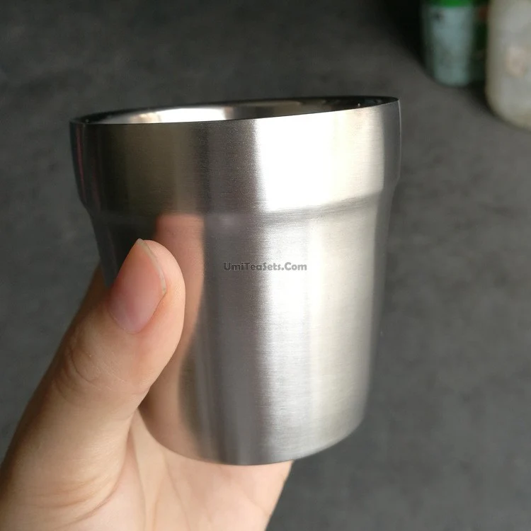 (Set of Four) Double Wall Stainless Steel Cup - Image 3