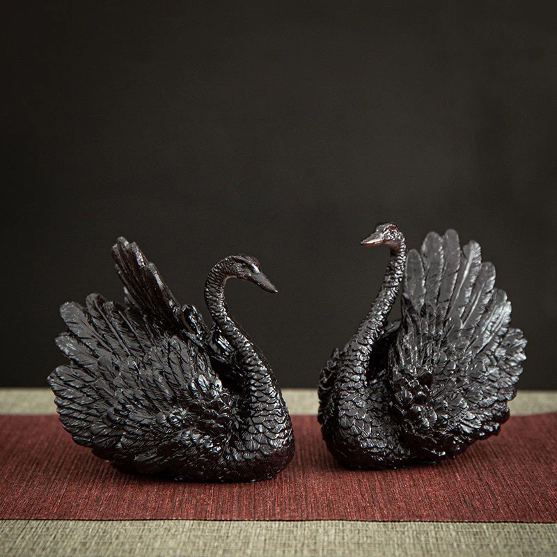 (Set Of Two) Color Changeable Swan Tea Pet - Image 10