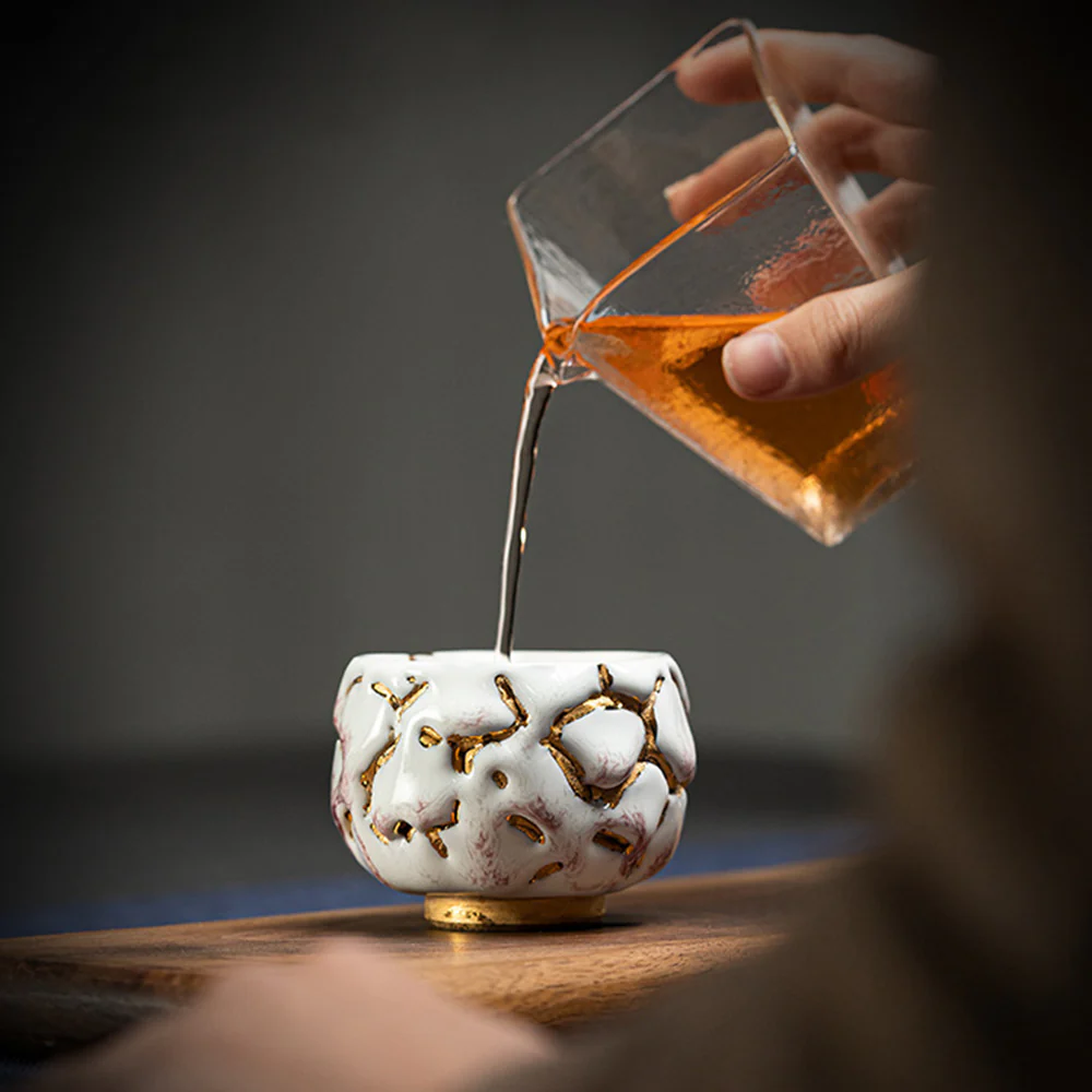 Shinoyaki Gold Gongfu Tea Cup - Image 4