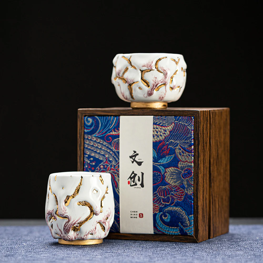 Shinoyaki Gold Gongfu Tea Cup - Image 5