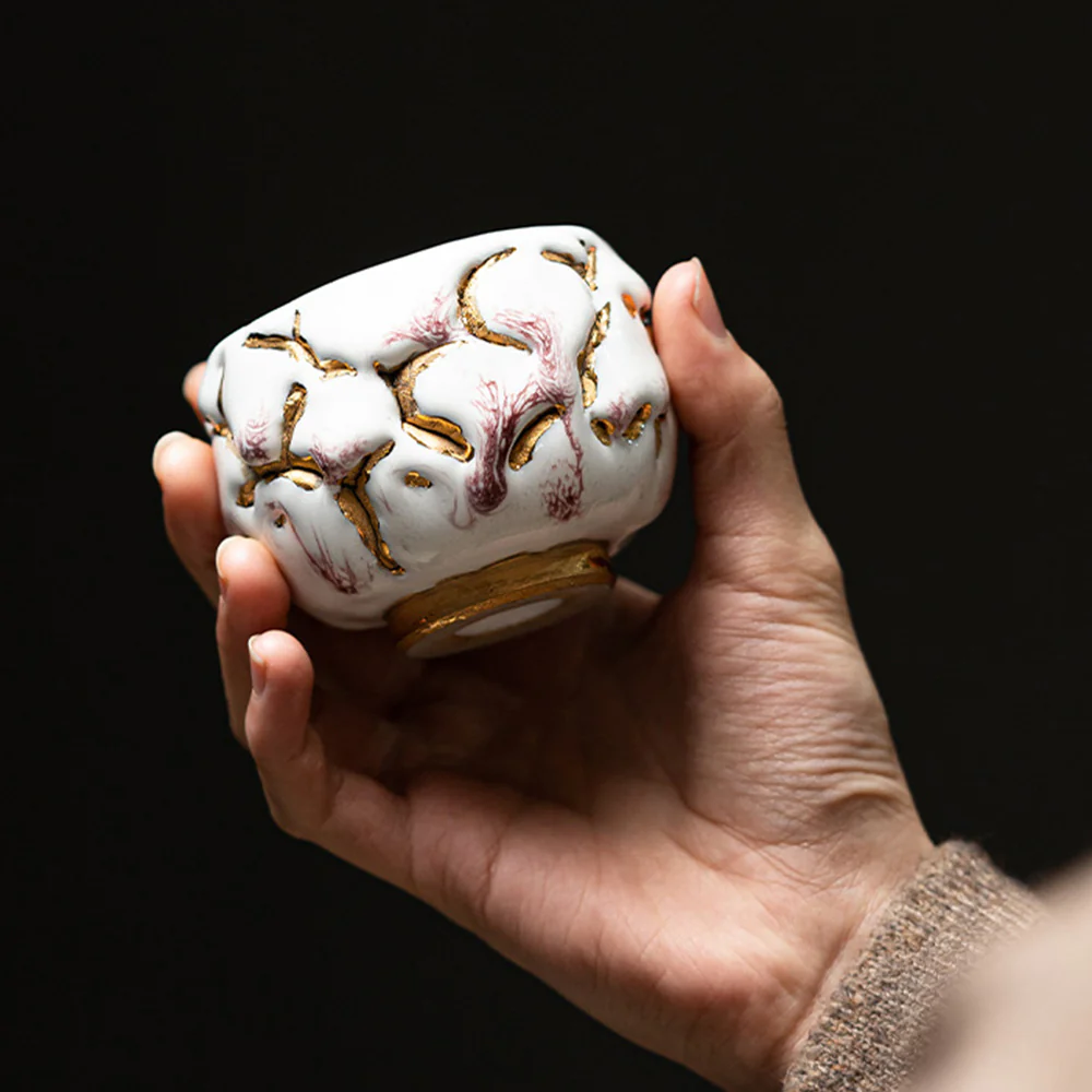 Shinoyaki Gold Gongfu Tea Cup - Image 7