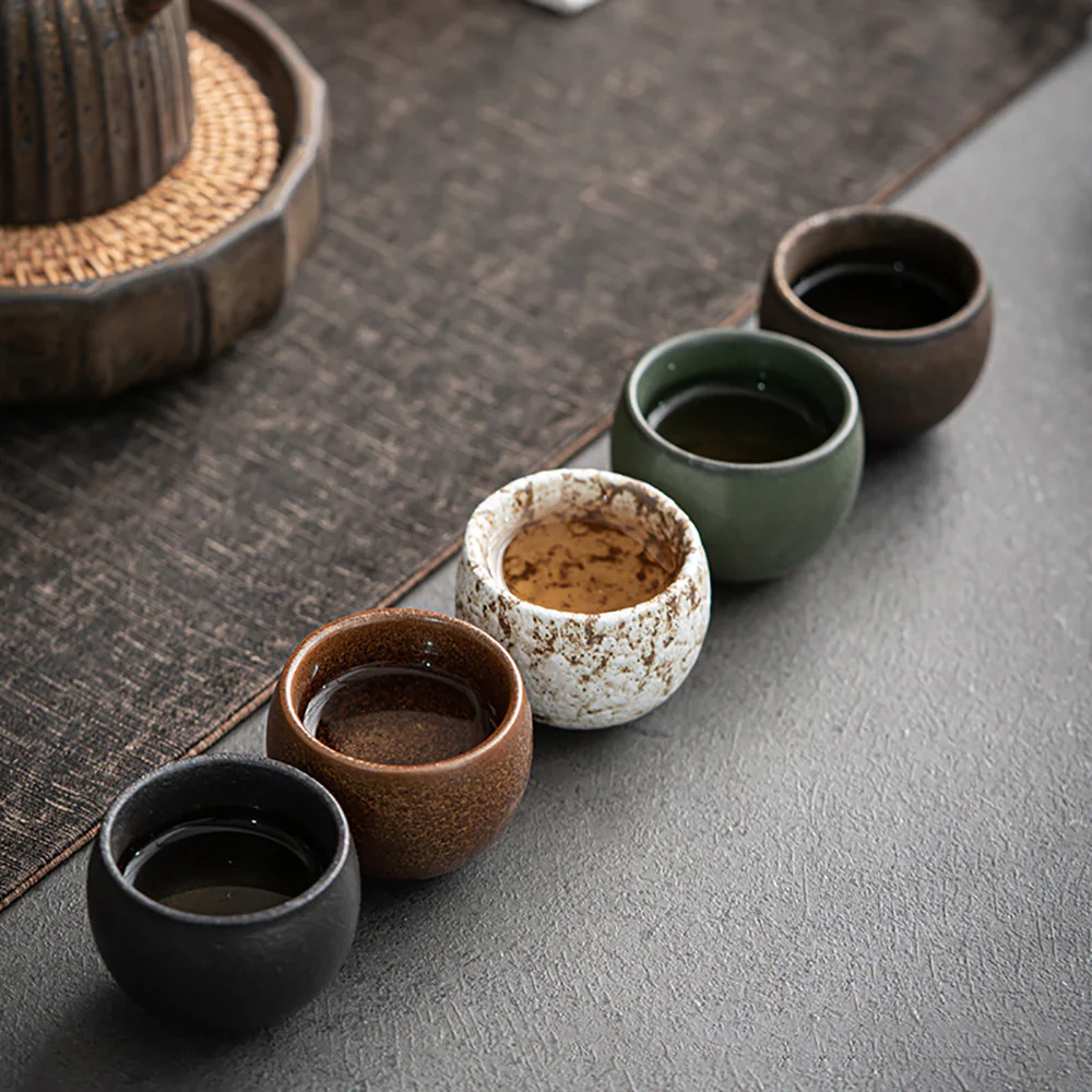 Wabi-sabi Kung Fu Tea Cup (Set of 5) - Image 4
