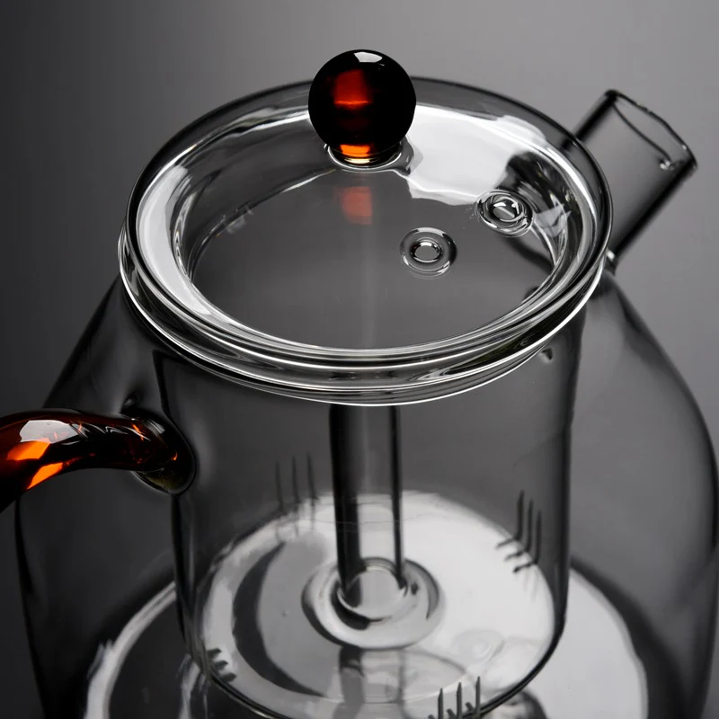 Water Steam Large Glass Teapot - Image 9