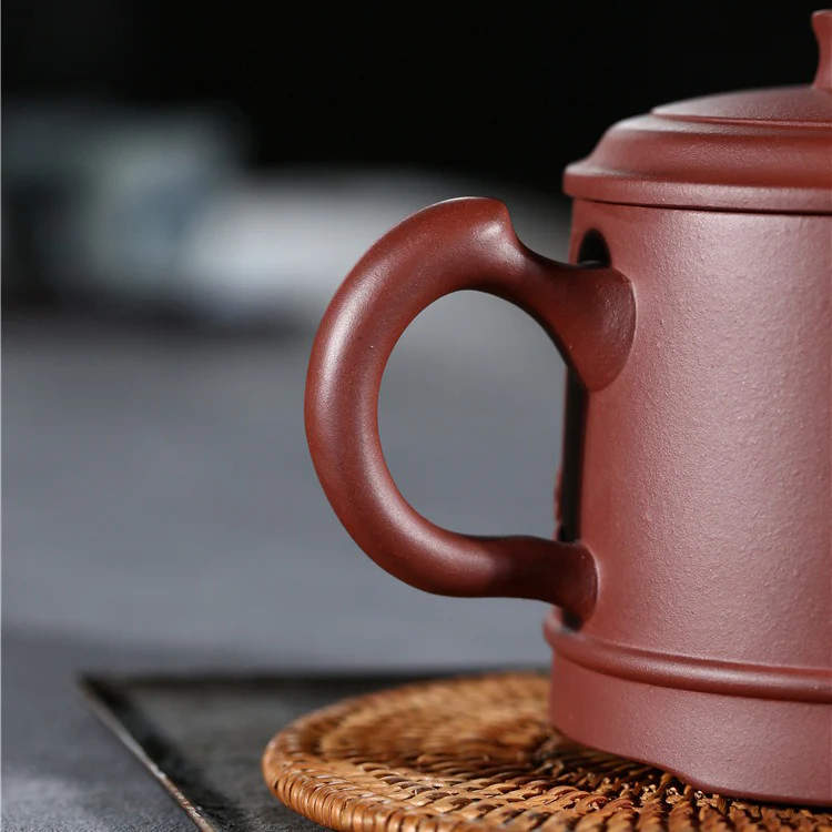 Yixing Purple Clay Carved Dragon Tea Mug - Image 15