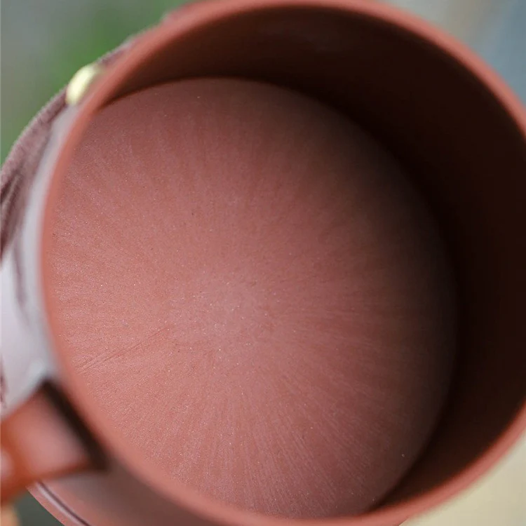 Yixing Purple Clay Carved Dragon Tea Mug - Image 16