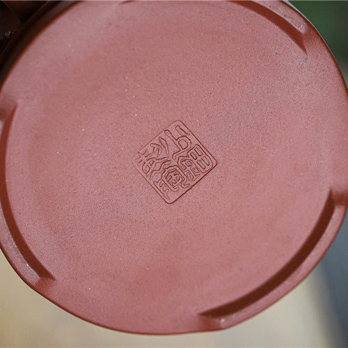 Yixing Purple Clay Carved Dragon Tea Mug - Image 18