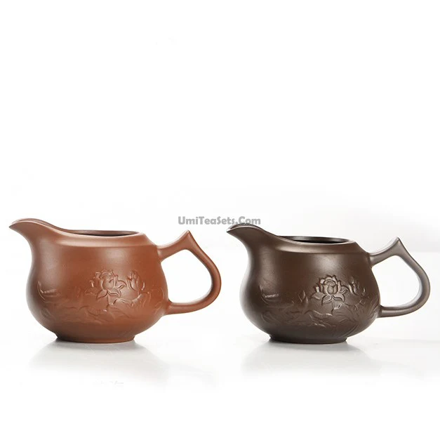 Yixing Purple Clay Lotus Tea Set - Image 6