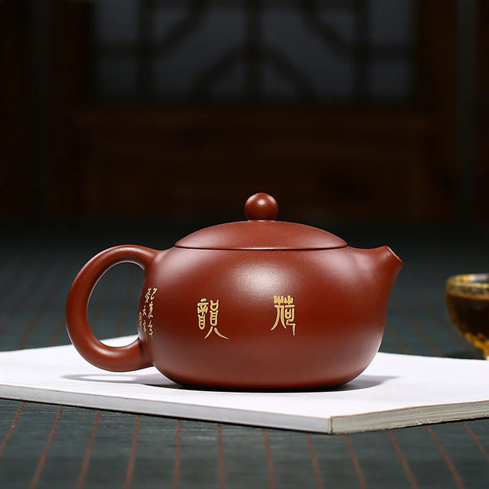 Yixing Red Clay Xi Shi Lotus Teapot - Image 8