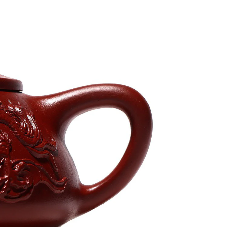 Yixing Red Clay Dragon Shi Piao Teapot - Image 10