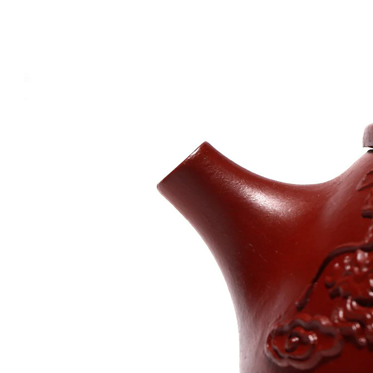 Yixing Red Clay Dragon Shi Piao Teapot - Image 9