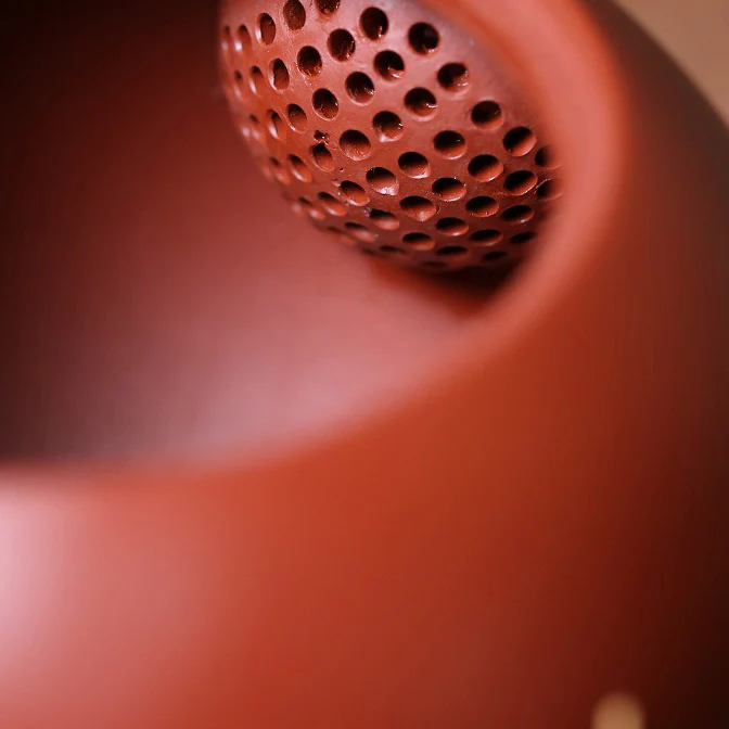 Yixing Red Clay Xi Shi Lotus Teapot - Image 8